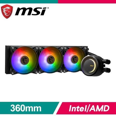 MSI 微星 【南紡購物中心】   MAG CORELIQUID E360 ARGB水冷散熱器