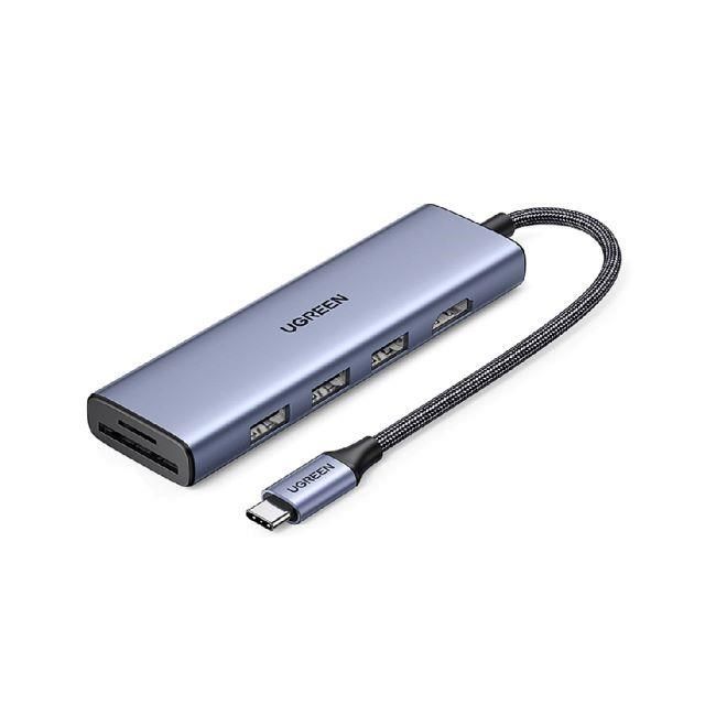 Ugreen 六合一Type-C集線器 標準版 HUB