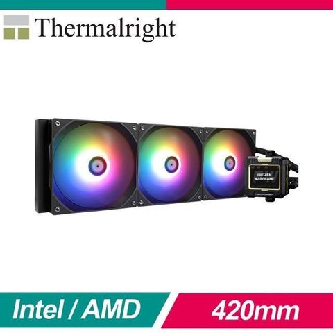 Thermalright Frozen Warframe 420 Black ARGB LCD一體式水冷