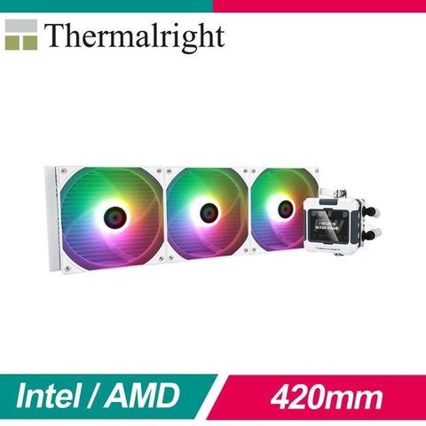 Thermalright Frozen Warframe 420 White ARGB LCD一體式水冷