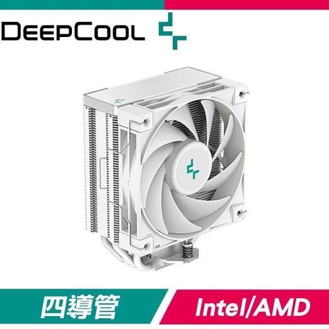 DEEPCOOL 九州風神 AK400 WH 4導管 220W 單塔單扇 CPU 散熱器《白》
