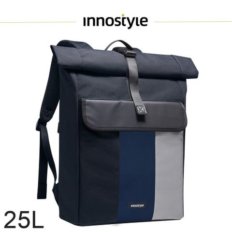 innostyle 撞色 25L 後背包/肩背包/筆電包/電腦包/平板包 CityTrek Elite 黑藍灰