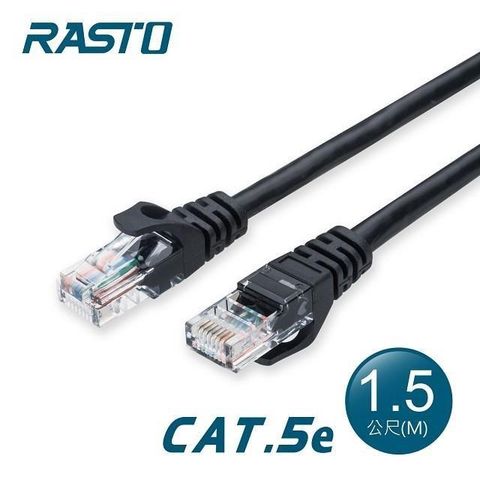 RASTO 【南紡購物中心】  REC1 高速 Cat5e 傳輸網路線-1.5M