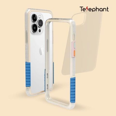 Telephant 太樂芬 【南紡購物中心】  iPhone 13 Pro Max ReNMD抗汙防摔手機殼--蘆葦草