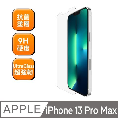 BELKIN UltraGlass 抗菌螢幕保護貼- iPhone 13 Pro Max