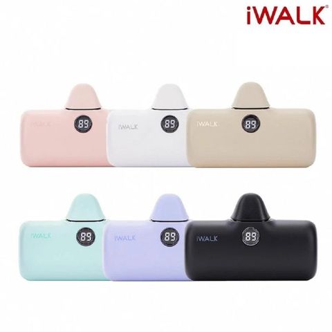 iWALK 愛沃可 PRO 五代 4800mAh 快充直插式口袋行動電源 Type-c接頭