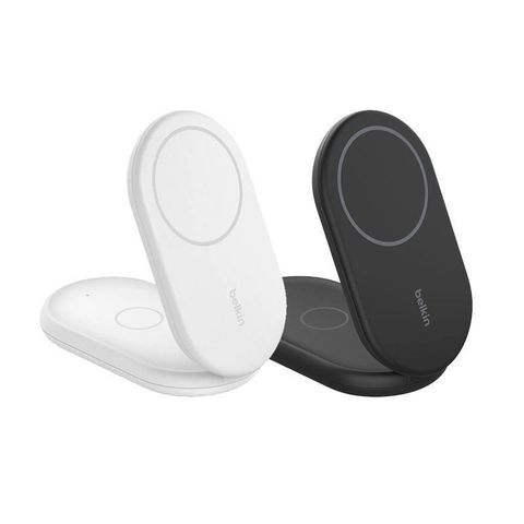 Belkin 貝爾金 BoostCharge 2合1 Qi2 15W磁力可摺疊無線充電器 WIZ028