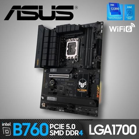 ASUS 華碩 【南紡購物中心】 TUF GAMING B760-PLUS WIFI D4 主機板