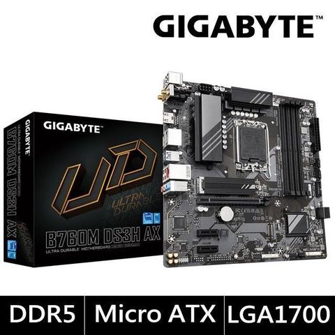 GIGABYTE 技嘉 【南紡購物中心】   B760M DS3H AX 主機板【M-ATX】