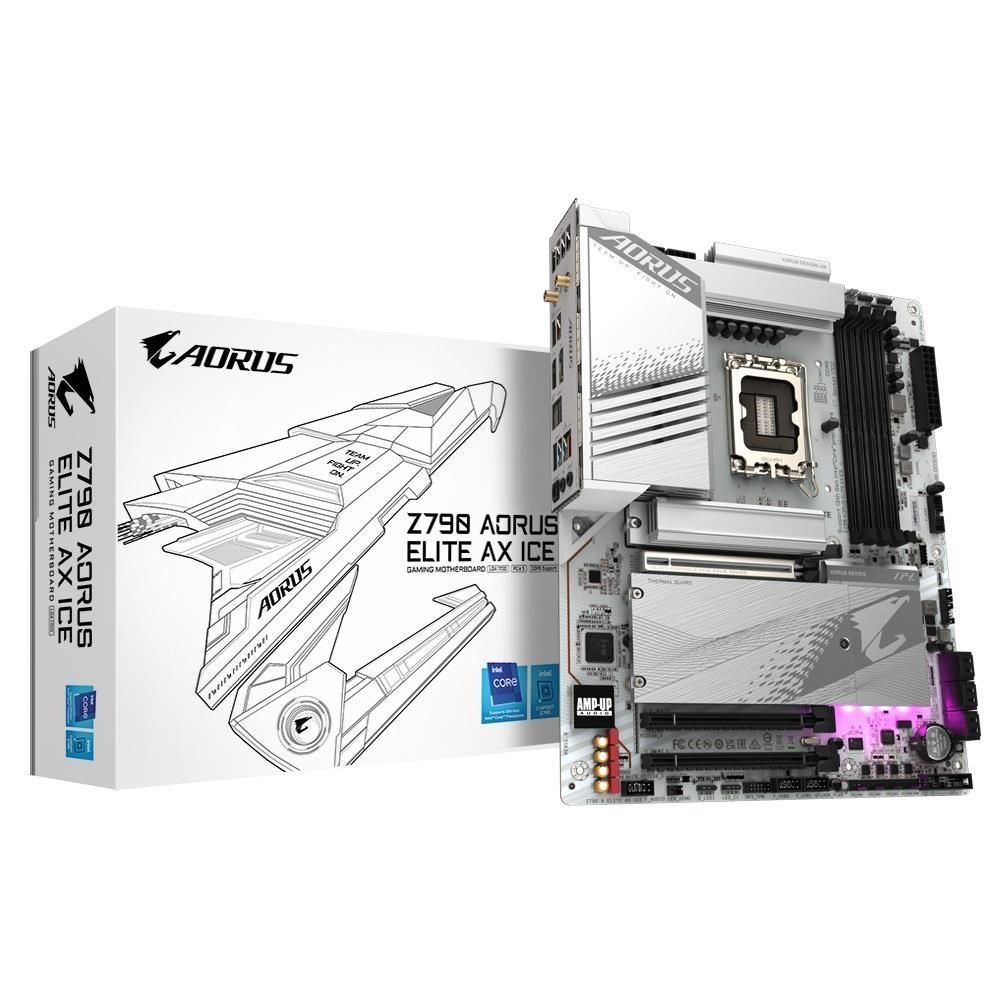 GIGABYTE 技嘉 GIGABYTE_技嘉<br />Z790 AORUS ELITE AX ICE【ATX】1700/D5/主機板