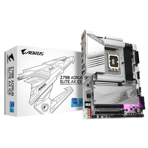 GIGABYTE 技嘉 Z790 AORUS ELITE AX ICE【ATX】1700/D5/主機板