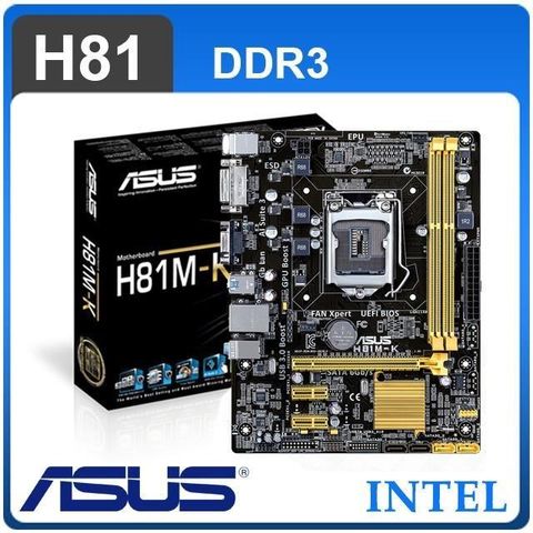 ASUS 華碩 福利品》H81M-K LGA1150 主機板《原廠註冊四年保固》