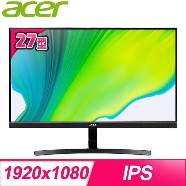 ACER 宏碁K273 27型IPS 電腦螢幕- PChome 24h購物