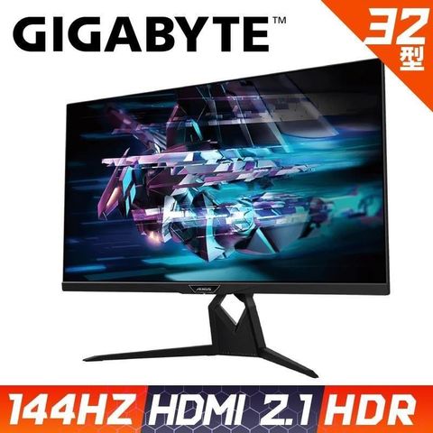 【南紡購物中心】GIGABYTE AORUS FI32U 32型4K HDR電競螢幕