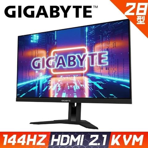 【南紡購物中心】GIGABYTE M28U 28型 IPS 4K KVM電競螢幕(144hz/1ms/IPS)