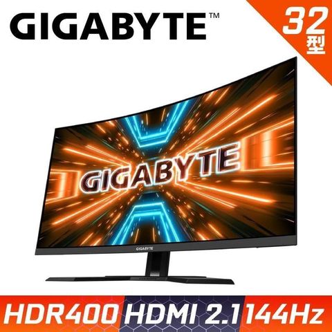 【南紡購物中心】GIGABYTE M32UC 32型 4K HDR曲面電競螢幕