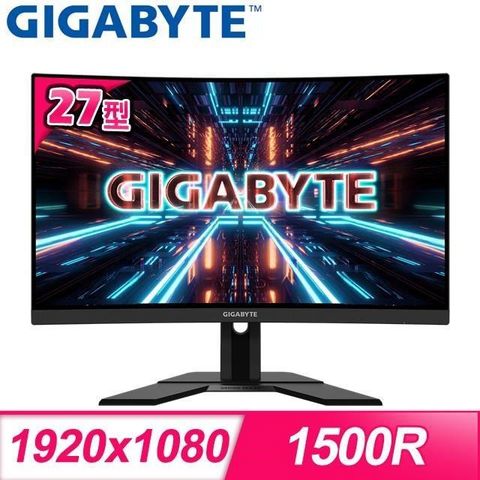 【南紡購物中心】 Gigabyte 技嘉 G27FC A 27型 165Hz 1ms 曲面電競螢幕