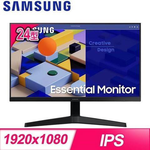 Samsung 三星 【南紡購物中心】   S24C310EAC 24型 IPS 窄邊美型螢幕