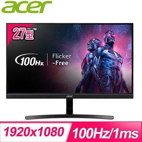 【南紡購物中心】 ACER 宏碁 K273 E 27型 IPS 100Hz螢幕