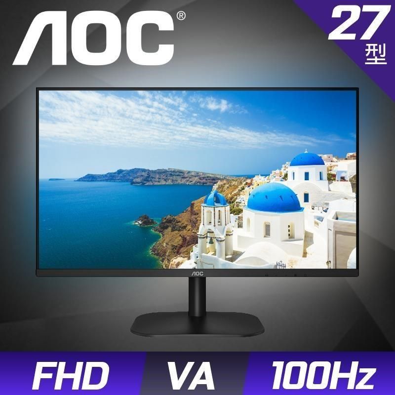 AOC 27B2HM2 窄邊框廣視角螢幕(27型/FHD/100Hz/HDMI/VA)