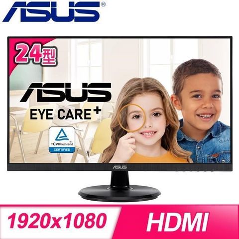 【南紡購物中心】 ASUS 華碩 VA24DQF 24型 IPS 低藍光 不閃屏 液晶螢幕