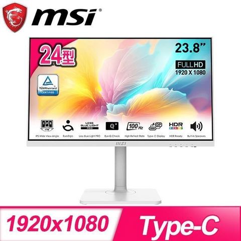 【南紡購物中心】 MSI 微星 Modern MD2412PW 24型螢幕