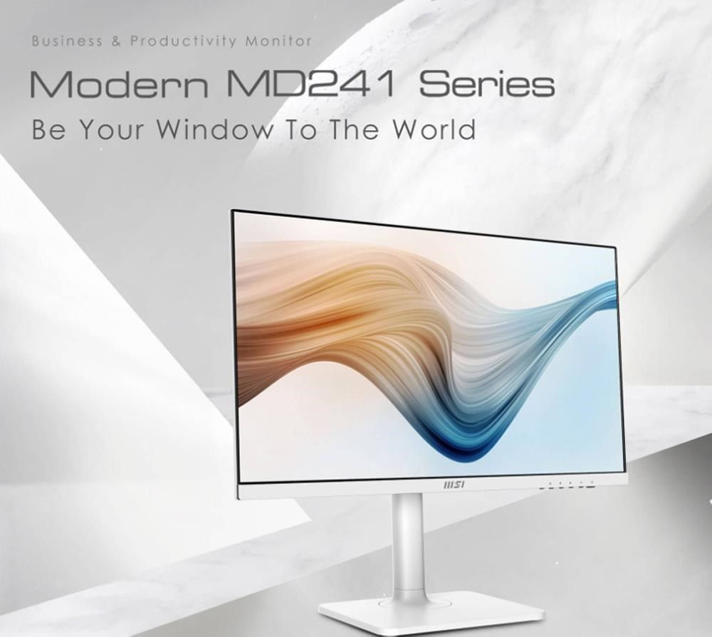 MSI 微星】Modern MD241PW 24型IPS薄框電腦螢幕白色- PChome 24h購物