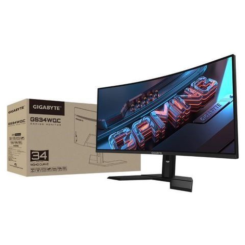 GIGABYTE 技嘉 GS34WQC 34吋 曲面螢幕 電競螢幕 120Hz/HDR/120% sRGB高色域 三年保固