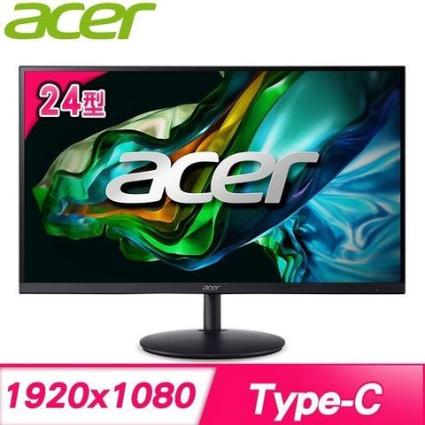 ACER 宏碁 【南紡購物中心】   SH242Y E 24型 IPS 100Hz 抗閃螢幕