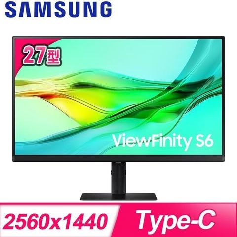 Samsung 三星 【南紡購物中心】   ViewFinity S6 S27D606UAC 27型 2K窄邊美型螢幕(HDMI/DP/Type-C)