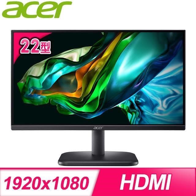 ACER 宏碁 【南紡購物中心】   EK220Q H3 22型 護眼抗閃螢幕