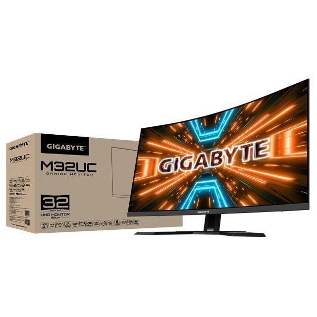 GIGABYTE 技嘉 【南紡購物中心】  M32UC 螢幕顯示器 1ms VA曲面 144Hz HDR400 HDMI 2.1 液晶 顯示器