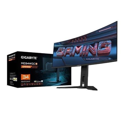 GIGABYTE 技嘉 【南紡購物中心】  MO34WQC2【34吋】曲面螢幕/QD-OLED/240Hz/0.03ms