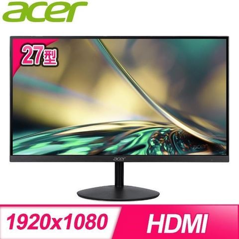 ACER 宏碁 SB272 E 27型 IPS 100Hz抗閃螢幕