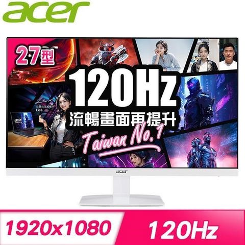 ACER 宏碁 HA270 G0 27型 IPS 120Hz 電腦螢幕