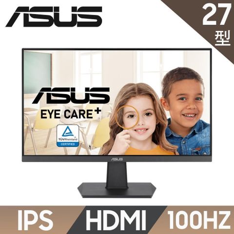 ASUS 華碩 VA27EHF 萊茵護眼螢幕(27型/FHD/HDMI/IPS/100HZ)