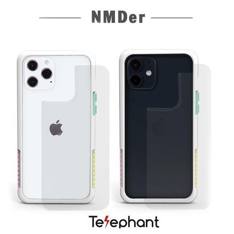 Telephant 太樂芬 【南紡購物中心】  iPhone 13 Pro NMDer抗汙防摔手機殼-棉花糖