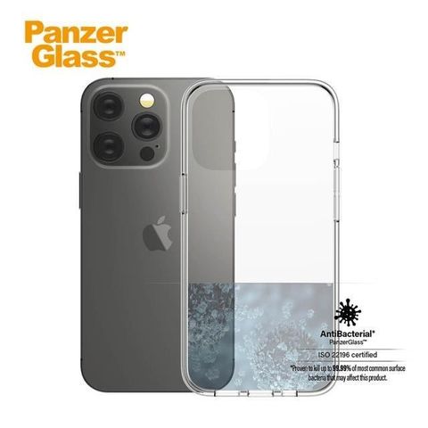 PanzerGlass 【南紡購物中心】 【12/5-12/25 限時買一送一】 iPhone 13 Pro ClearCase 耐衝擊抗菌玻璃防摔手機殼-透明