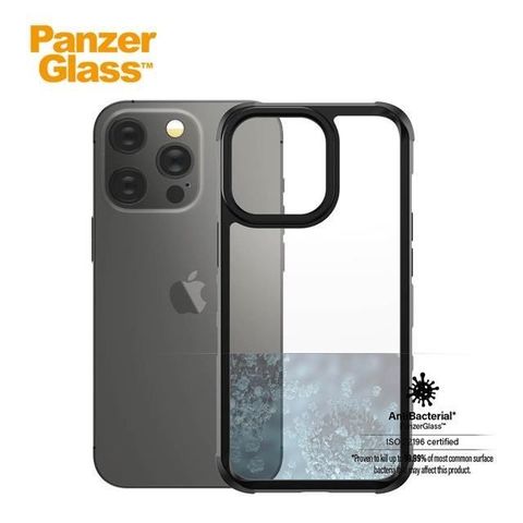 PanzerGlass 【南紡購物中心】 【12/5-12/25 限時買一送一】 iPhone 13 Pro Max Silverbullet 耐衝擊抗菌軍規防摔手機殼-黑