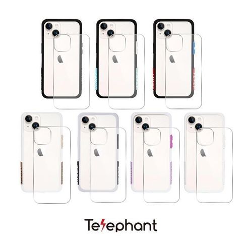 Telephant 太樂芬 【南紡購物中心】  iPhone 14 EPI 水波紋抗污防摔手機殼