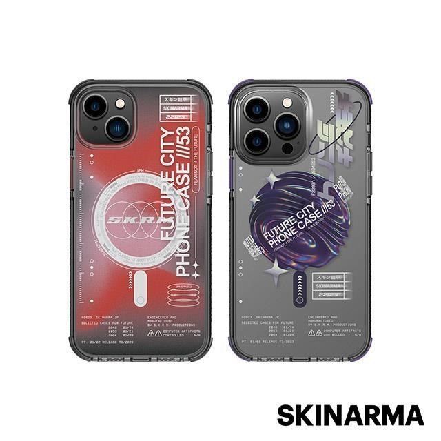 Skinarma 【南紡購物中心】 日本潮牌 iPhone 14 Shorai IML工藝可磁吸防摔手機殼