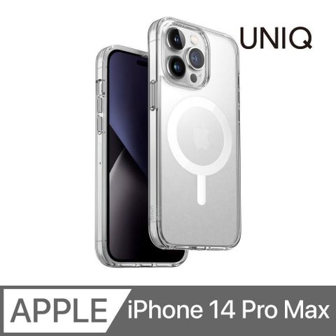 【南紡購物中心】 UNIQ iPhone 14 Pro Max Lifepro Xtreme 超透亮防摔雙料保護殼 支援磁吸-透明