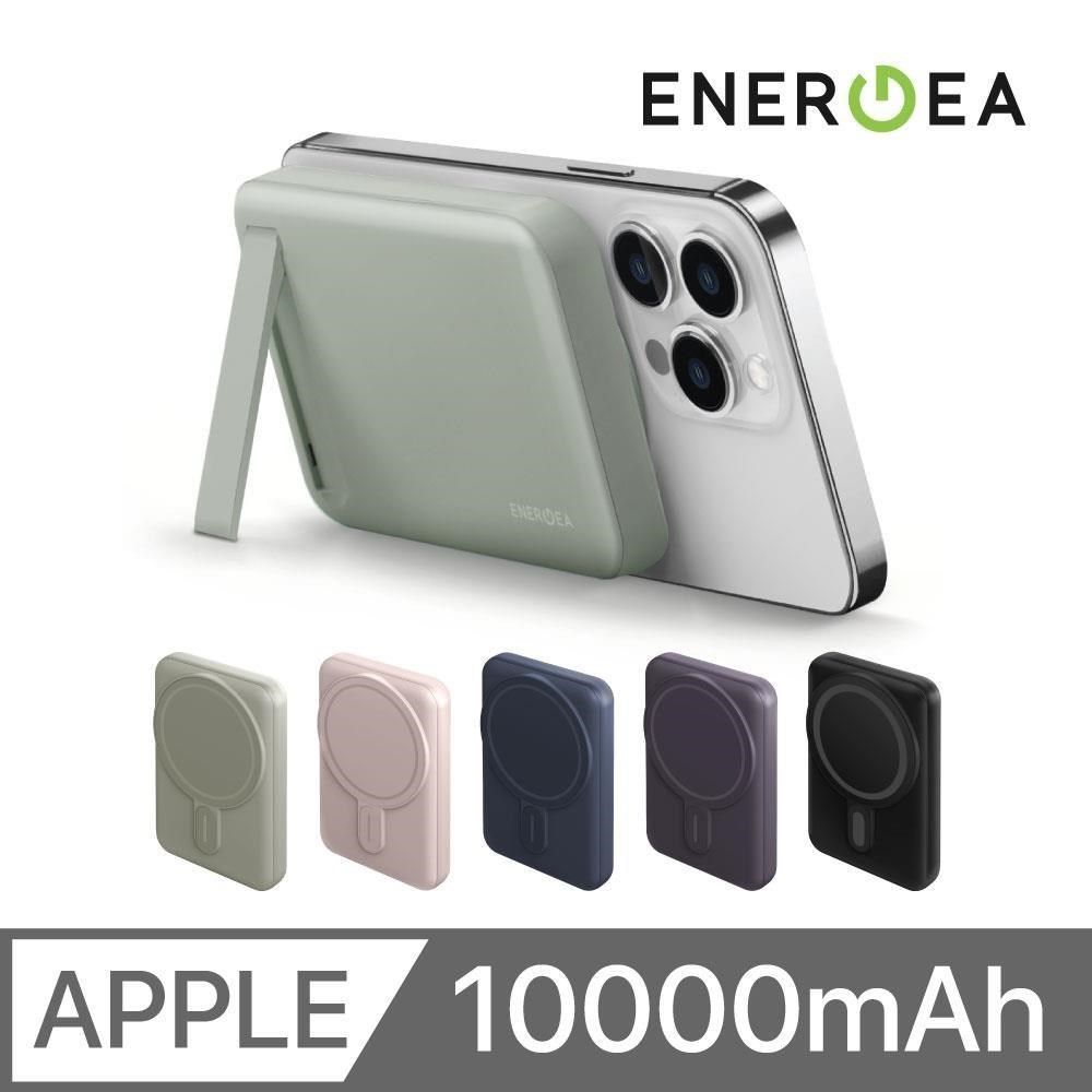 ENERGEA 【南紡購物中心】  MagPac Mini 10000mAh 磁吸無線快充帶支架行動電源