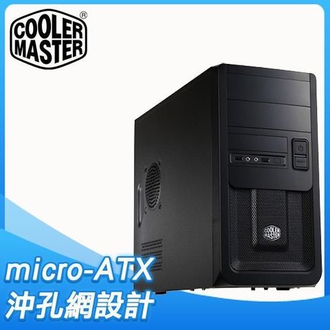 【南紡購物中心】 Cooler Master 酷碼 Elite 343 M-ATX電腦機殼《黑》RC-343