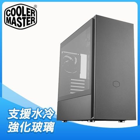 Cooler Master 酷碼 【南紡購物中心】  【Silencio S600】玻璃透側 ATX靜音機殼《黑》