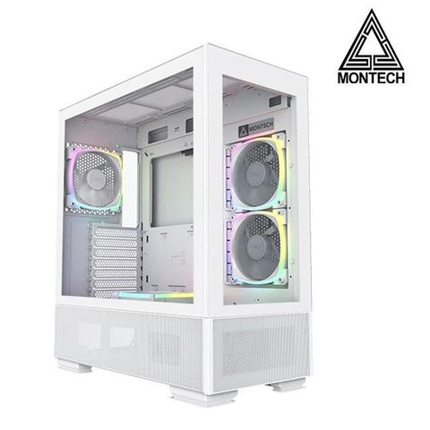 MONTECH SKY TWO 玻璃透側 ATX機殼《白》