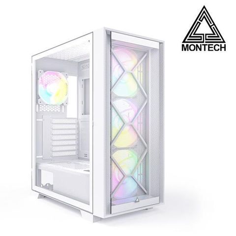 【南紡購物中心】 【MONTECH 君主】Air 1000 PREMIUM WHITE ATX電腦機殼《白》