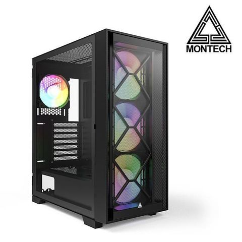 YAMA 雅瑪 【南紡購物中心】 【MONTECH 君主】Air 1000 PREMIUM ATX電腦機殼《黑》