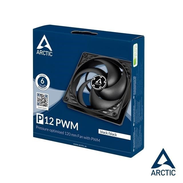 ARCTIC 【南紡購物中心】 P12 PWM 12公分聚流控制風扇