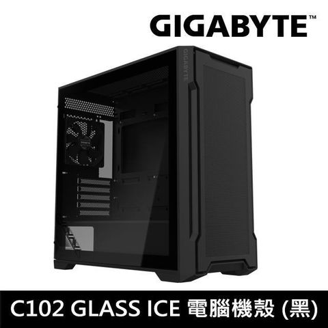 GIGABYTE 技嘉 【南紡購物中心】   C102 GLASS 電腦機殼 (黑)